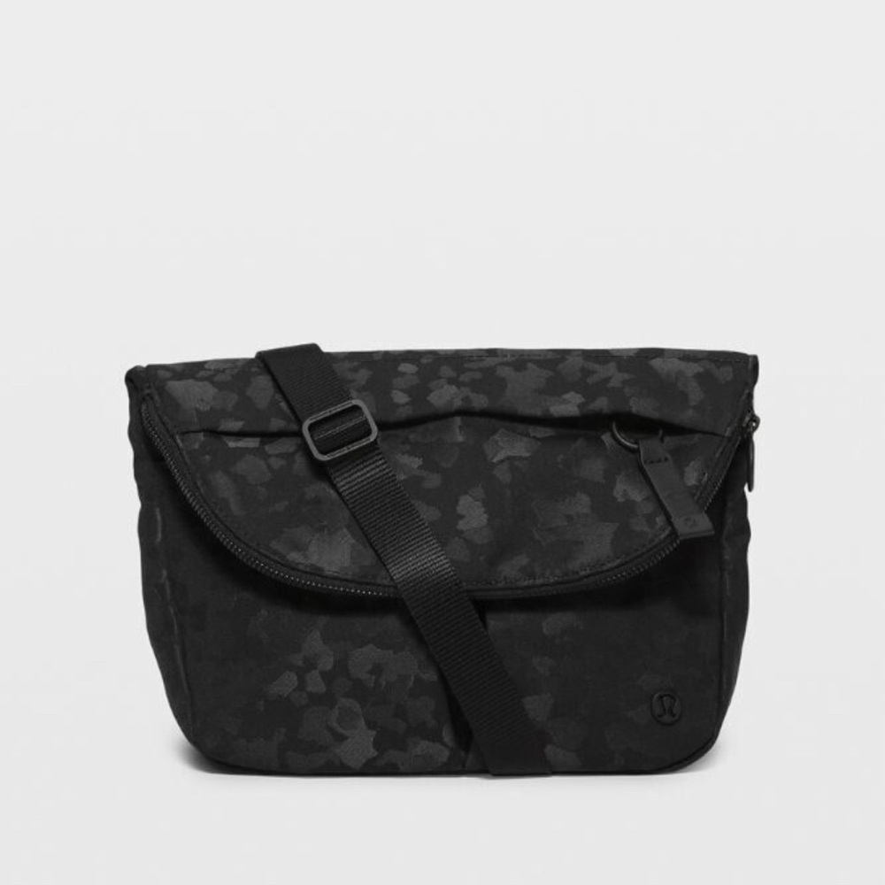 Lululemon All Night Festival Bag *5L Fragment Camo Jacquard Black Deep Coal